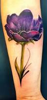 Signification de tatouage de fleur violette 44