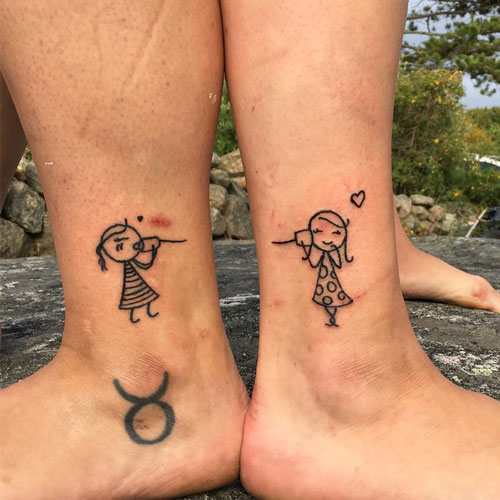 Meilleures idées de tatouage d'amis