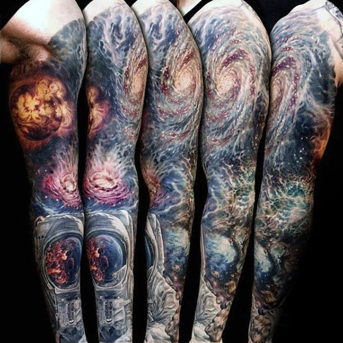 Dessins de tatouage bras complet cool