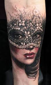Masquerade Mask Tattoo Signification 2