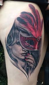 Masquerade Mask Tattoo Signification 3