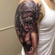 Masque de mascarade tatouage signification 4