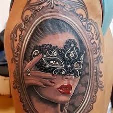 Signification de tatouage de masque de mascarade 18