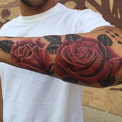 Dessins de tatouage avant-bras rose