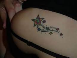 Signification de tatouage étoile filante 6