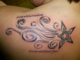 Signification de tatouage étoile filante 12