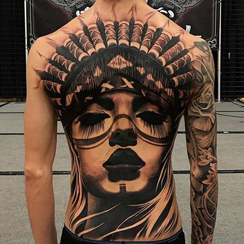 Idées impressionnantes de tatouage dos complet pour les hommes