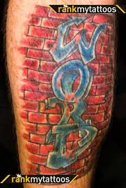 Signification de tatouage de mur de brique 27
