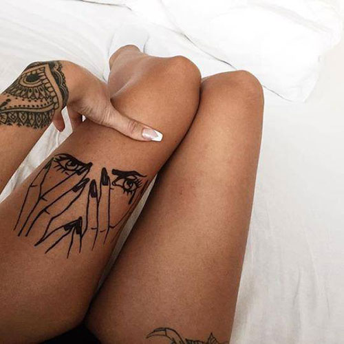 Meilleurs tatouages ​​de jambe pour les filles