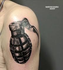 Signification de tatouage de grenade 44