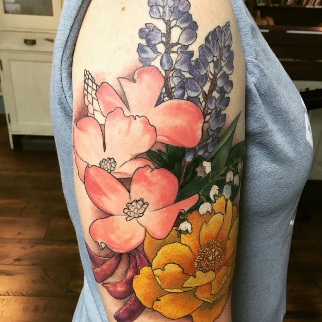 Tatouage Floral
