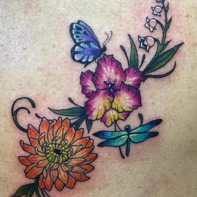 Tatouage Floral