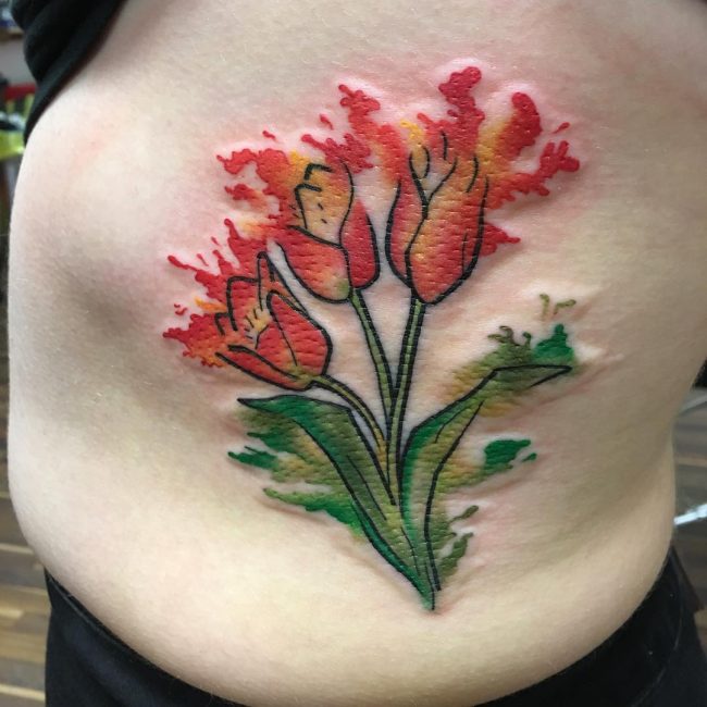 Tatouage Floral