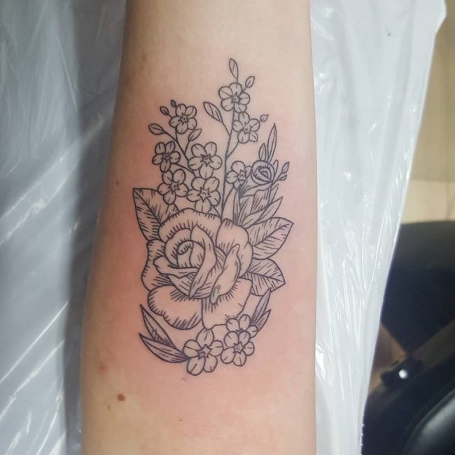Tatouage Floral