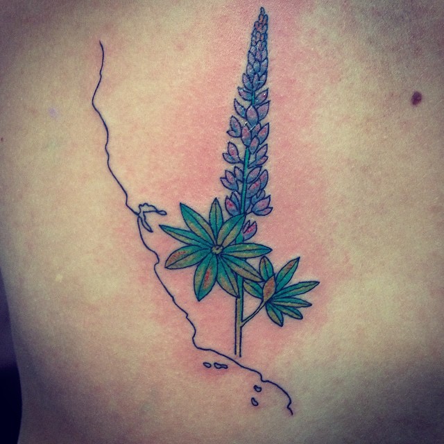 tatouages de flore