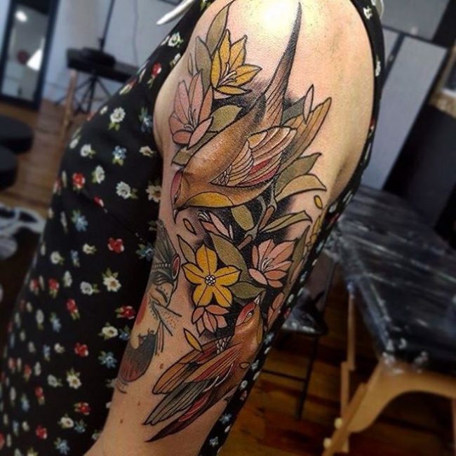 Tatouage Floral
