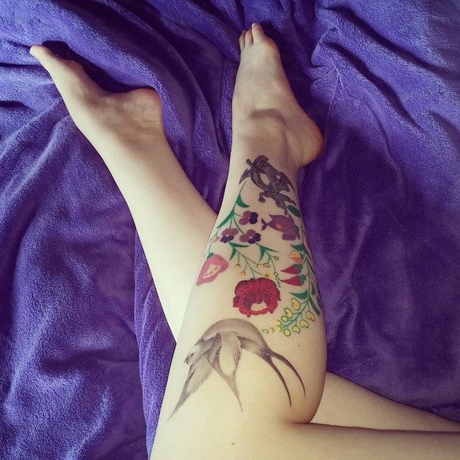 tatouages de flore
