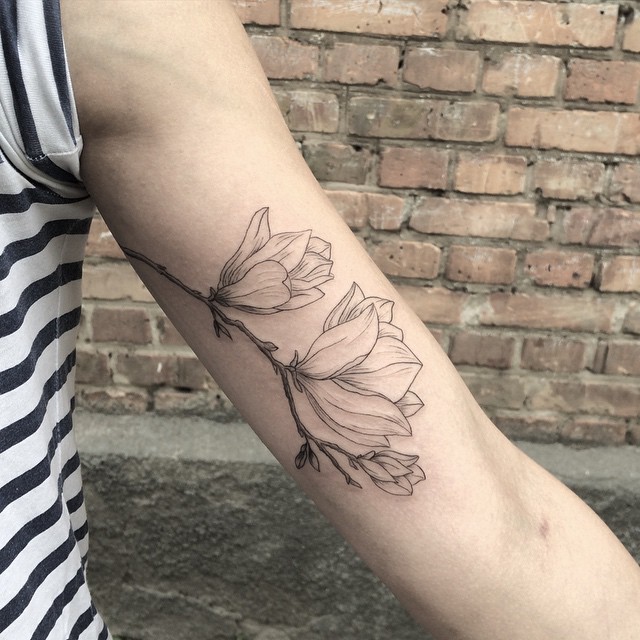 tatouages de flore