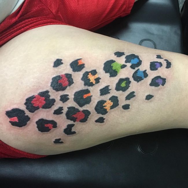 Tatouage imprimé guépard