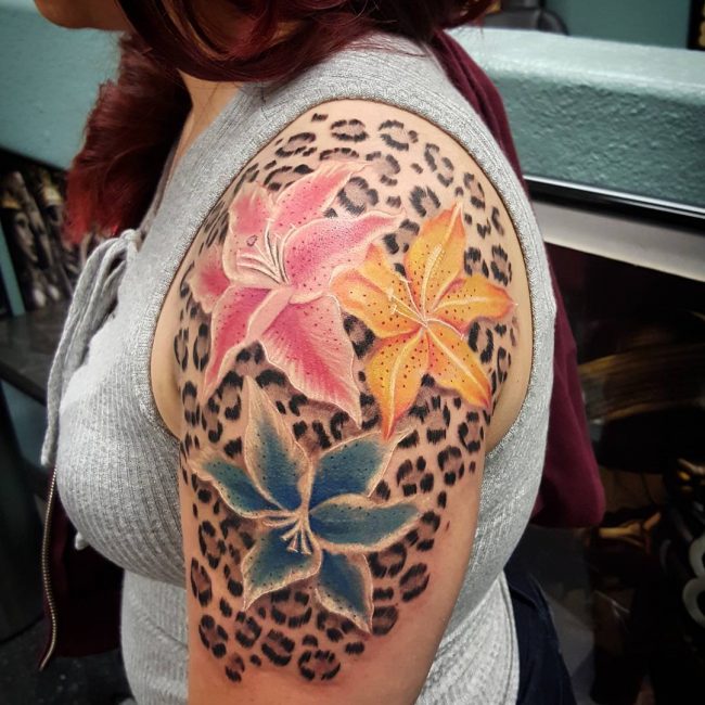 Tatouage imprimé guépard