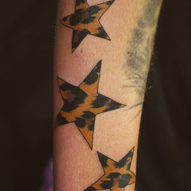 Tatouages d'impression guépard