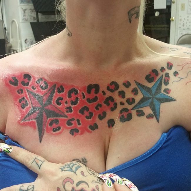 Tatouage imprimé guépard