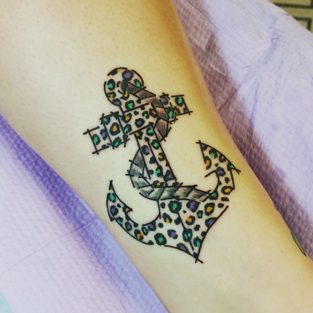 Tatouages d'impression guépard