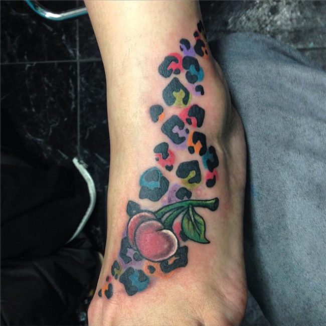 Tatouage imprimé guépard