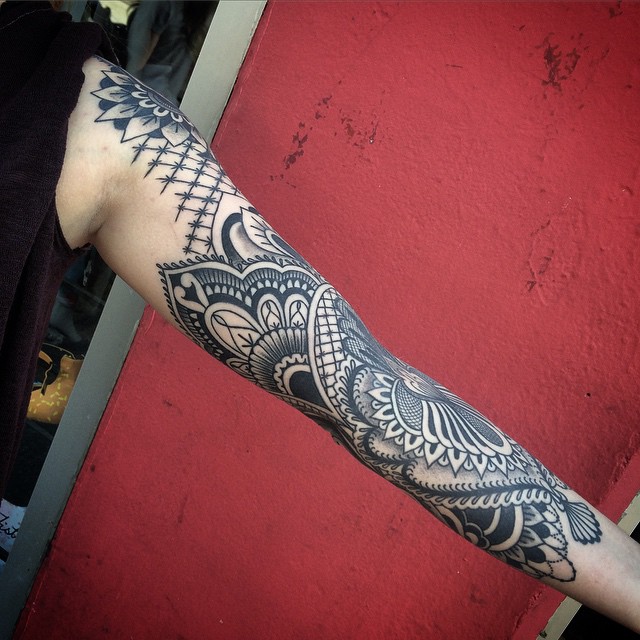 tatouage de dentelle