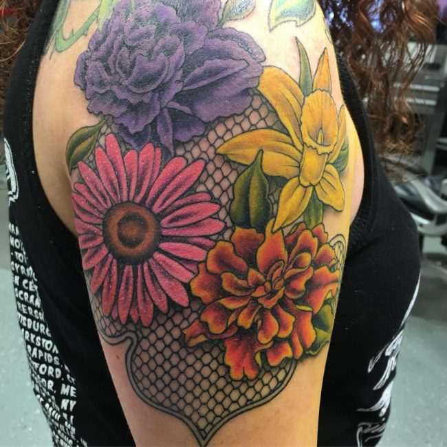 tatouage de dentelle