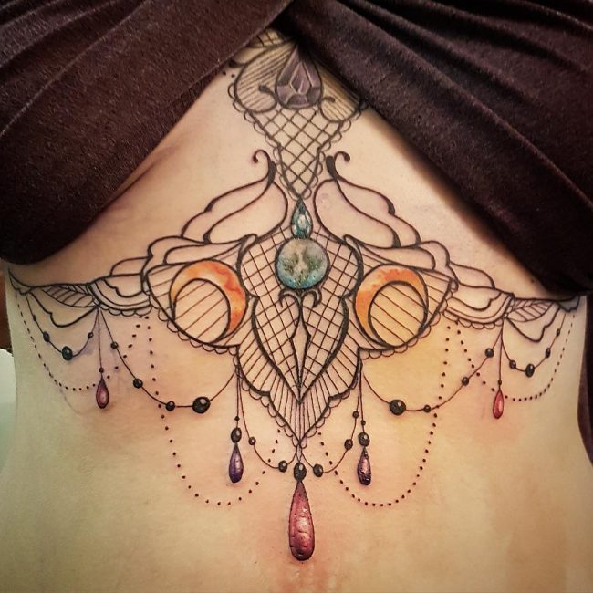 tatouage de dentelle