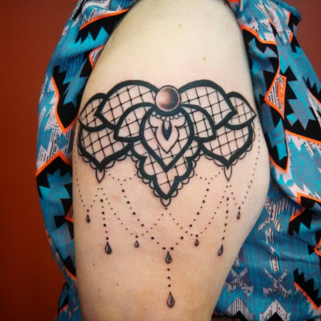 tatouage de dentelle