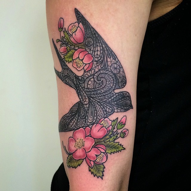 tatouage de dentelle