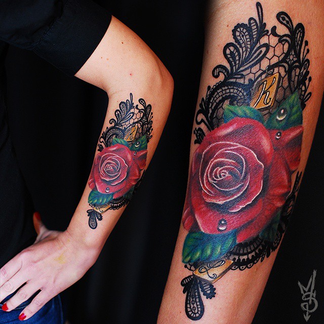 tatouage de dentelle