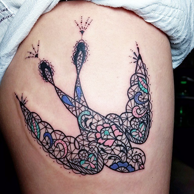 tatouage de dentelle