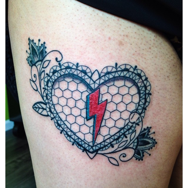 tatouage de dentelle