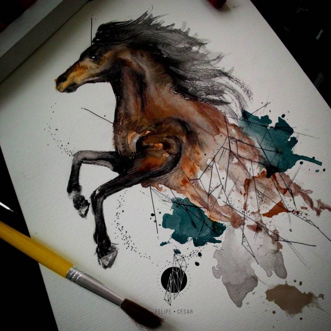 tatouages de cheval