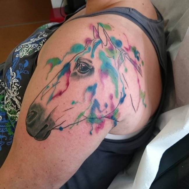 tatouages de cheval