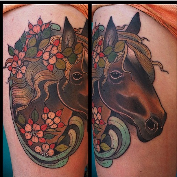 tatouages de cheval