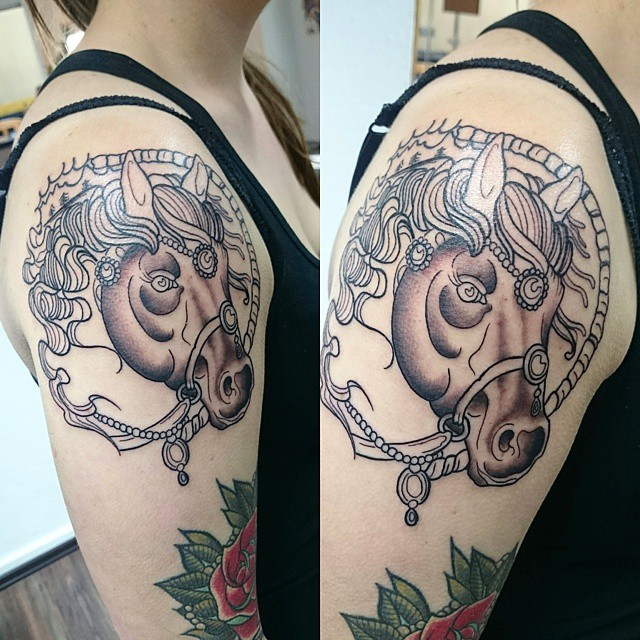 tatouages de cheval