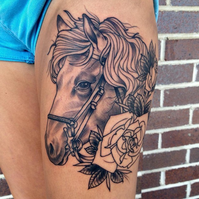 tatouages de cheval