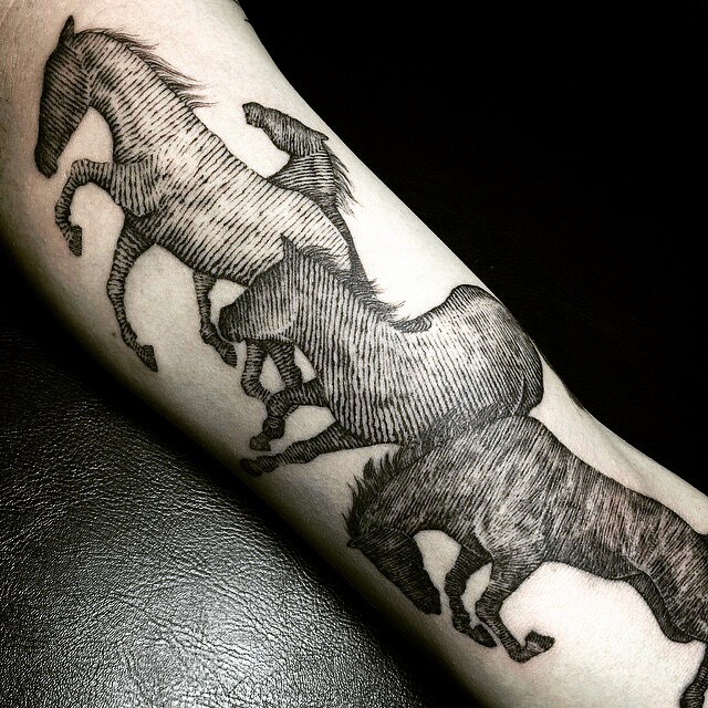 tatouages de cheval