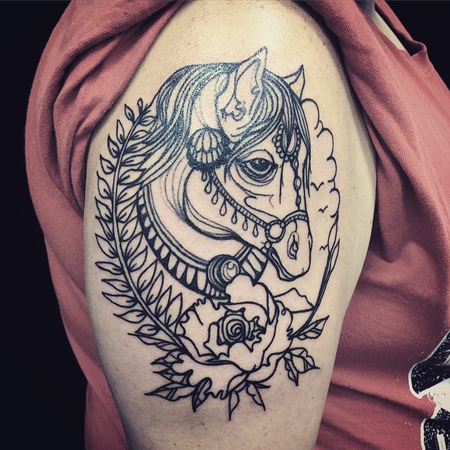 tatouages de cheval