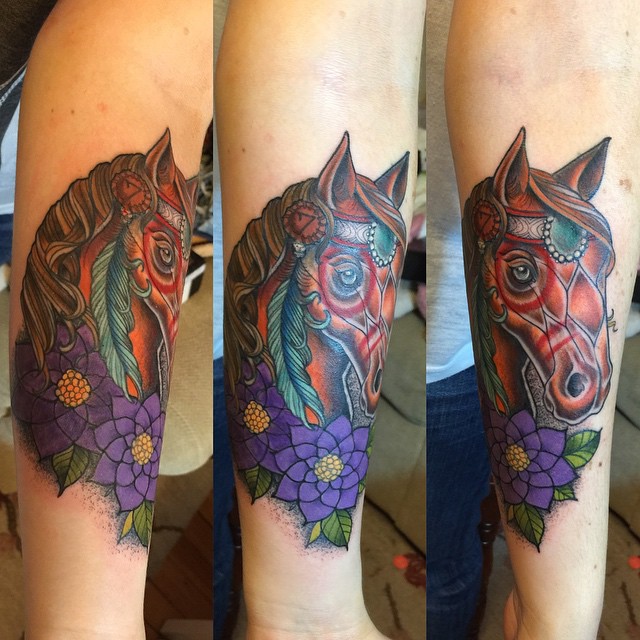 tatouages de cheval