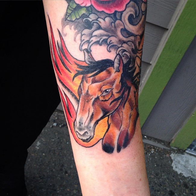 tatouages de cheval