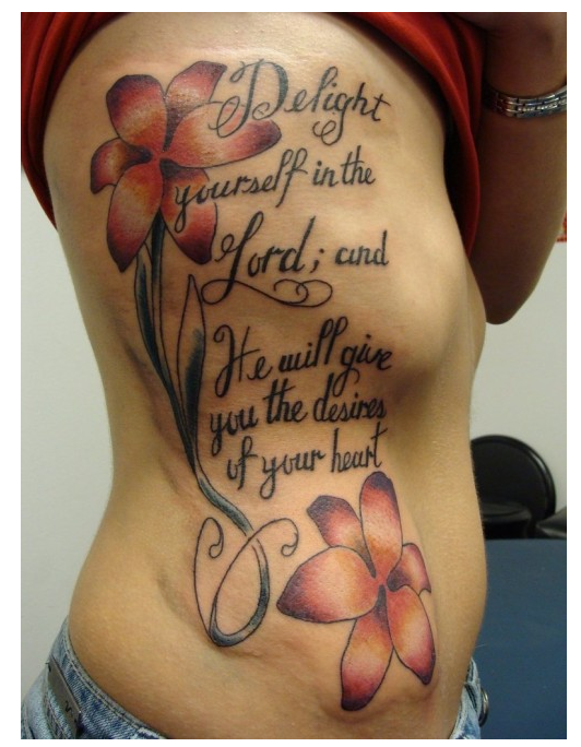 Tatouages de versets bibliques