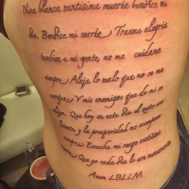 Tatouages de versets bibliques