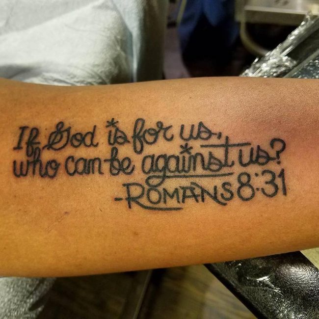 Tatouages de versets bibliques
