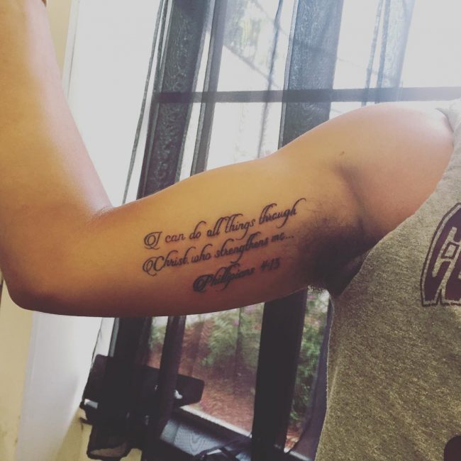 Tatouages de versets bibliques
