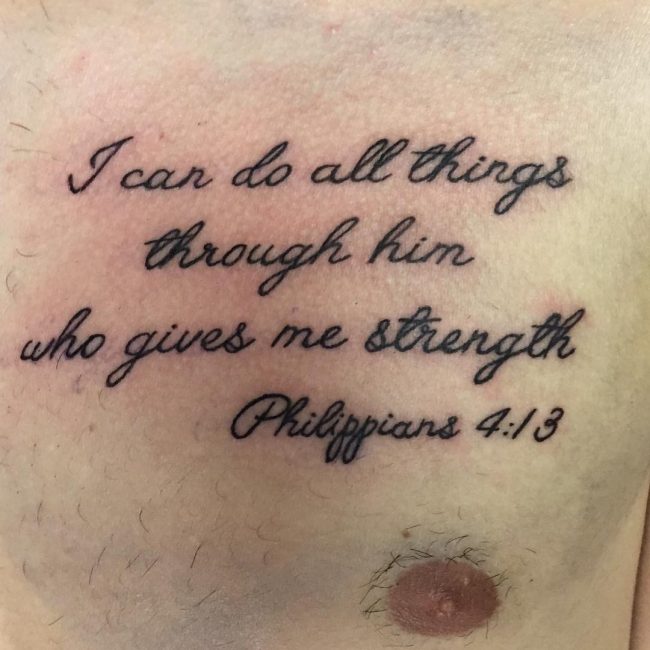 Tatouages de versets bibliques